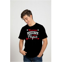Printernet Playera De Manga Corta Feliz día del Padre Mi persona Favorita