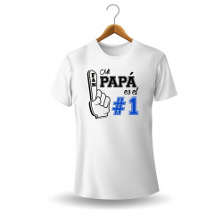 Printernet Playera Feliz día del Padre Soy fan numero 1 de mi PAPA