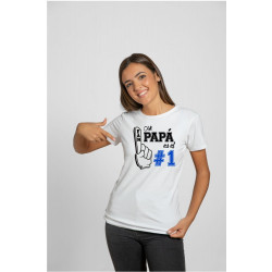 Printernet Playera Feliz día del Padre Soy fan numero 1 de mi PAPA