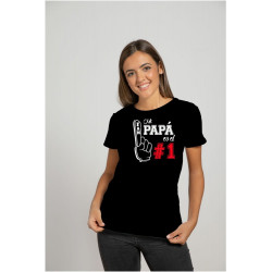Printernet Playera Feliz día del Padre Soy fan numero 1 de mi PAPA
