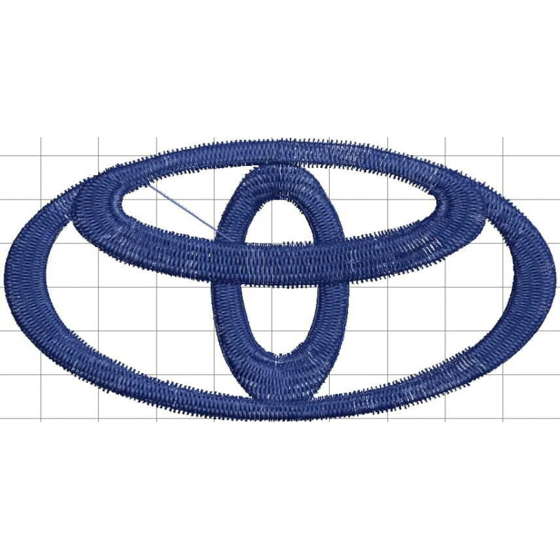 Ponchado Toyota para bordar en Printernet