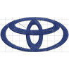 Ponchado Toyota para bordar en Printernet