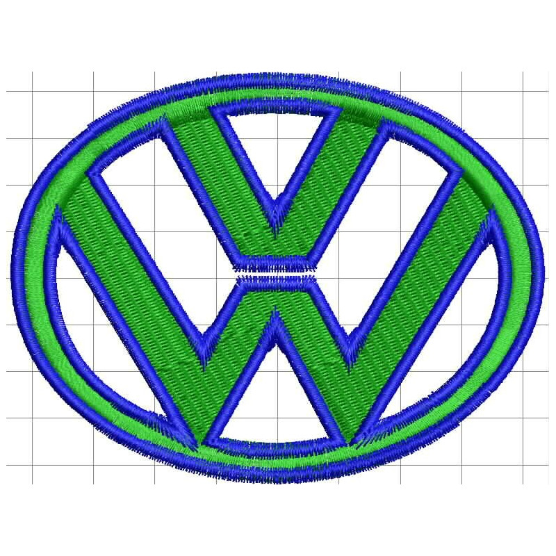 Ponchado VW  Volkswagen para bordar en Printernet