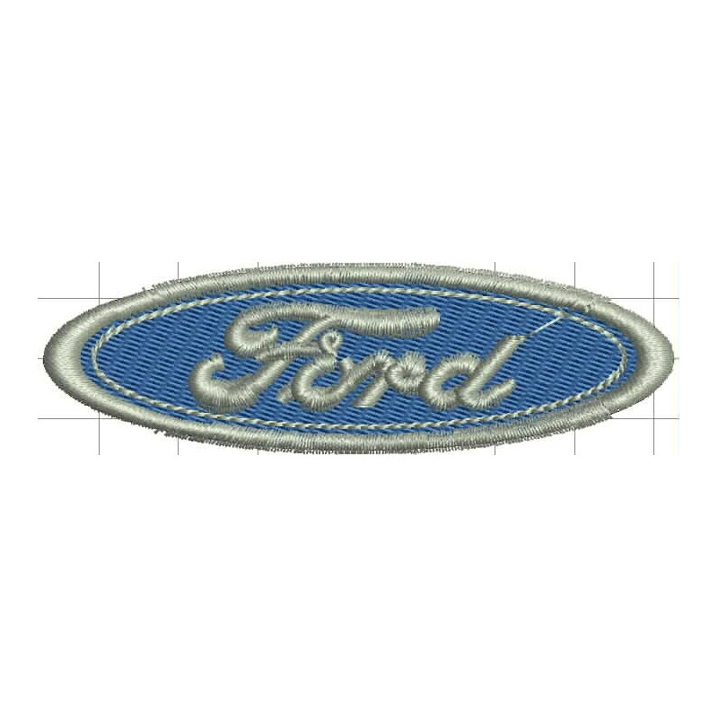Ponchado Ford para bordar en Printernet