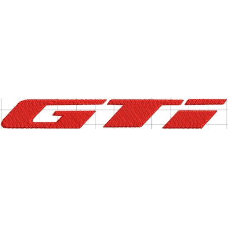Ponchado Golf GTI para bordar en Printernet