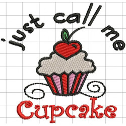 Ponchado Cupcake  para bordar en Printernet