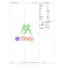 Ponchado Zumba  para bordar en Printernet