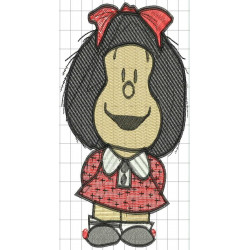Ponchado Mafalda para bordar en Printernet