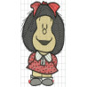 Ponchado Mafalda para bordar en Printernet