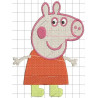 Ponchado Pepa Pig para bordar en Printernet