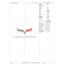 Ponchado logo Corvette para bordar en Printernet
