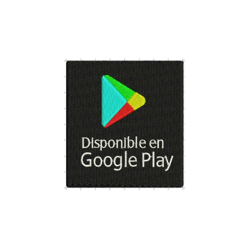 Ponchado Google Play para bordar en Printernet