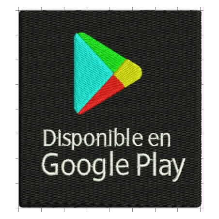 Ponchado Google Play para bordar en Printernet