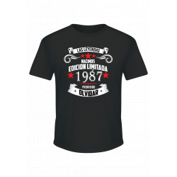 Playera Aniversario Las Leyendas nacimos en  personalizada