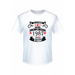 Playera Aniversario Las Leyendas nacimos en  personalizada