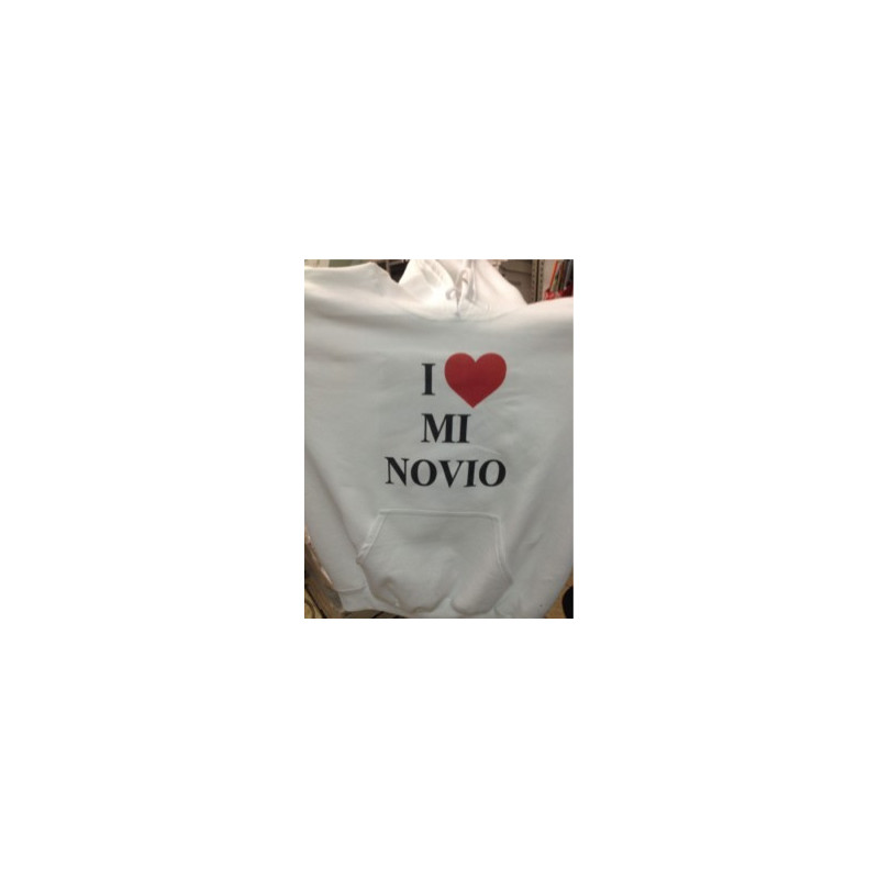 Printernet Sudadera I Love my Novio Amor y Amistad San Valentin