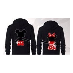 Printernet Sudaderas  Mickey y Minnie de la mano Amor y Amistad San Valentin