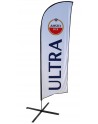 Bandera publicitaria de alta calidad sublimada 2mts x 65cm