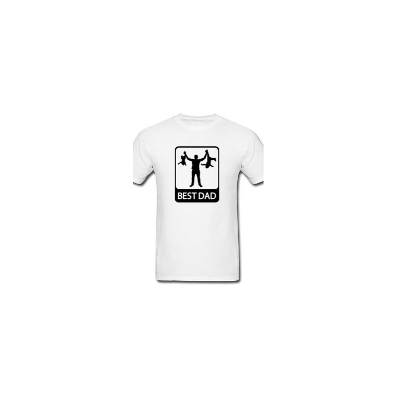 Playera Printernet Dia del Padre Best Dad with Kids