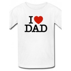 Playera Printernet Dia del Padre I LOVE DAD