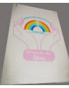 Letrero Anuncio Acrilico 60x40 Cms Con Tu Logo Personalizado