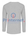 Playera Estampada Caballero Personalizada Manga Larga Tu Logo Aquí