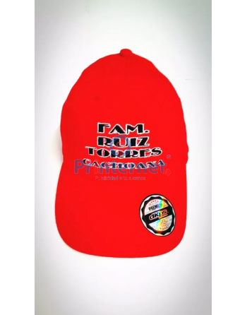 Gorra Bordada Tela Con Broche Personalizada Varios Colores