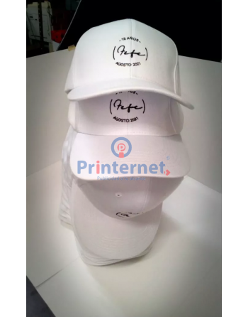 Gorra Tela Con Broche Personalizada Varios Colores
