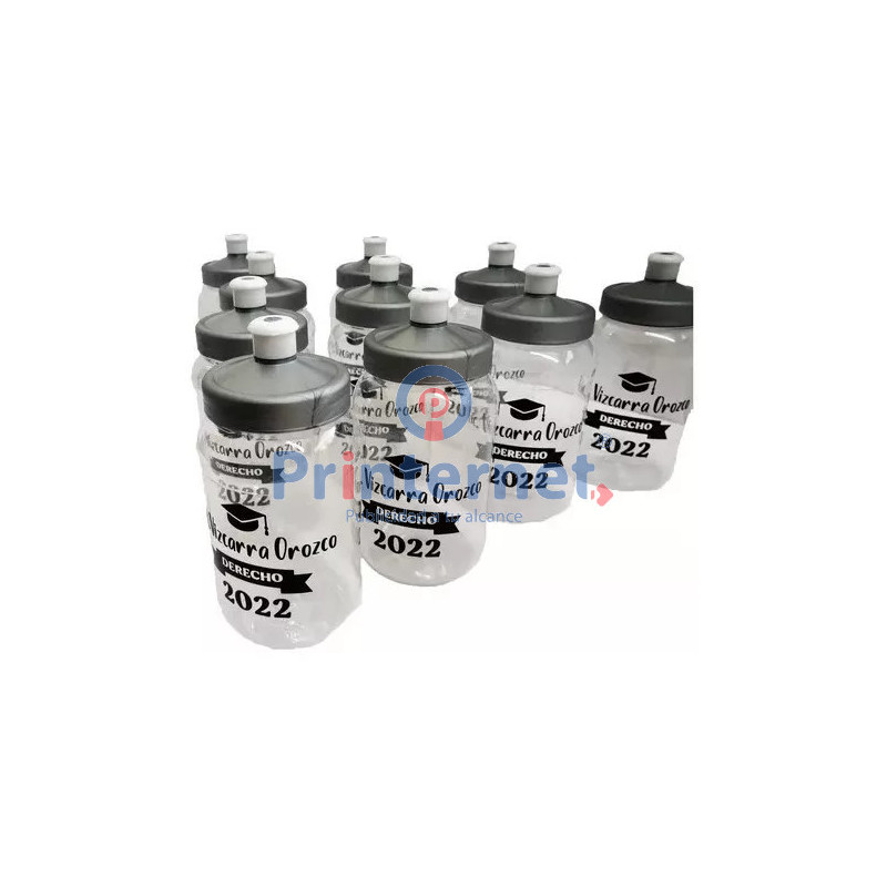 Termo Cilindro Personalizado 100pz Tapa Chupón 500ml Mayoreo