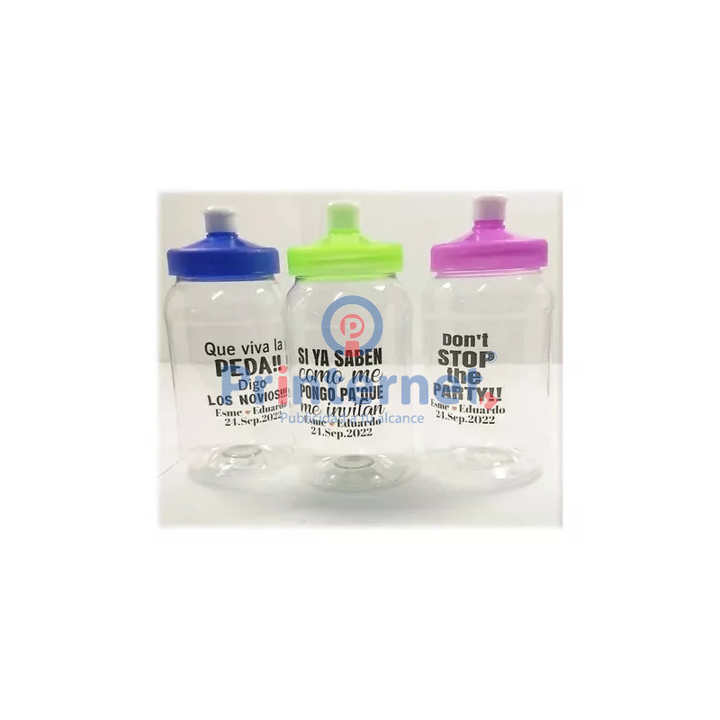 Termo Cilindro Personalizado 200pz Tapa Chupón 500ml Mayoreo