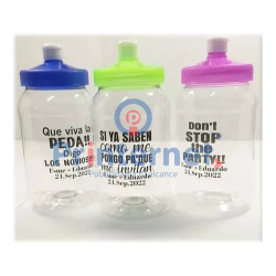 Termo Cilindro Personalizado 50pz Tapa Chupón 500ml Mayoreo
