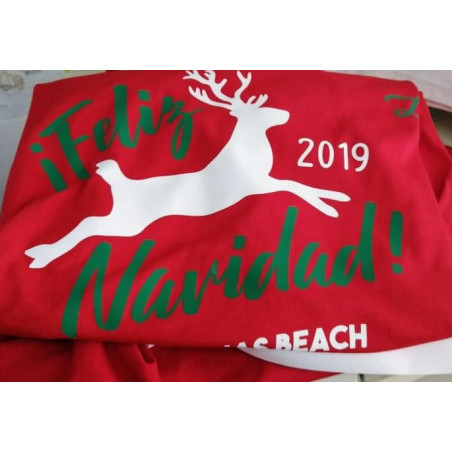 Playera reno navidad emotiva edición limitada