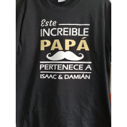 Playera para el papa mas increíble diseño original