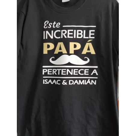 Playera para el papa mas increíble diseño original