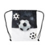 BOLSA-MOCHILA MÁGICA SOCCER BLA Y NEG - vista 2