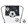 BOLSA-MOCHILA MÁGICA SOCCER BLA Y NEG - vista 3