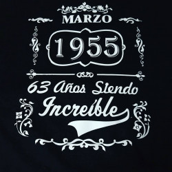 Playera Aniversario años siendo increible