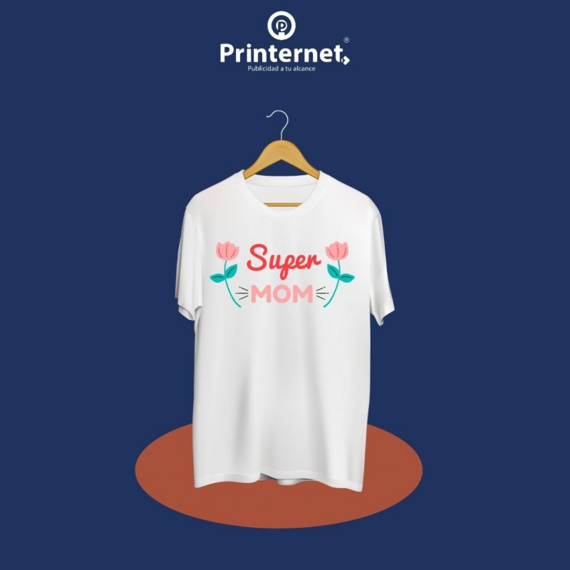 Playera para Mama Super mom