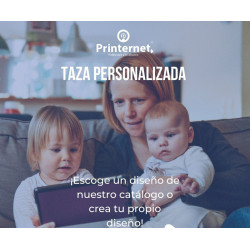 Taza basica 11 onzas sublimada personalizada a su gusto.