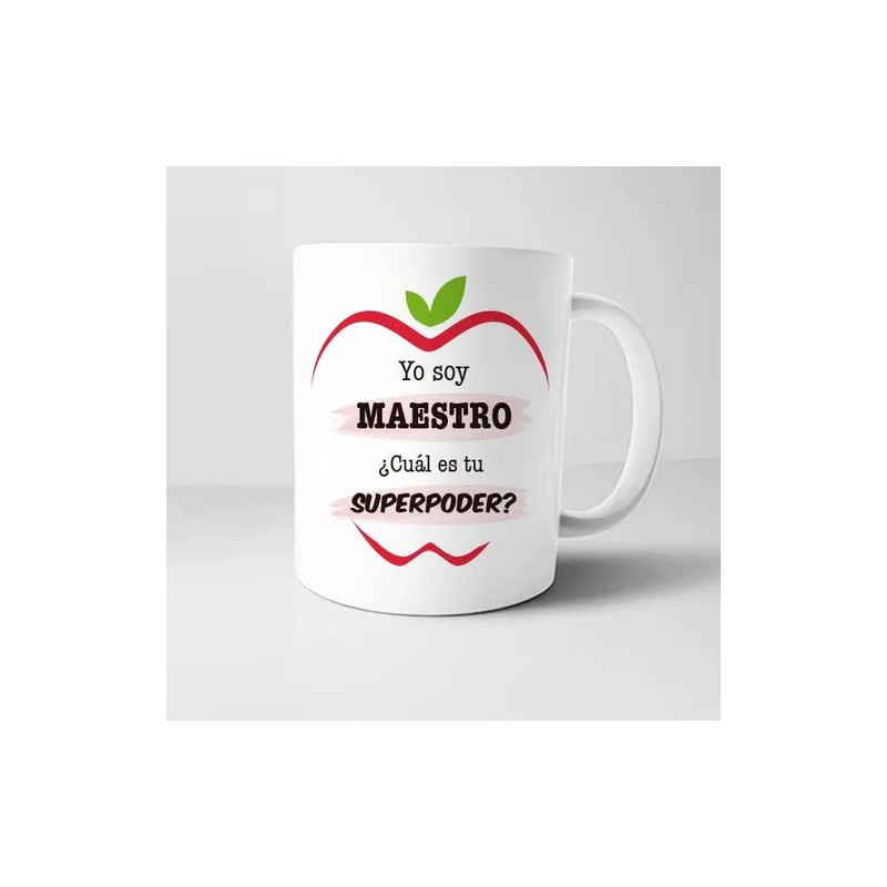 Taza para Maestro cual es tu super poder
