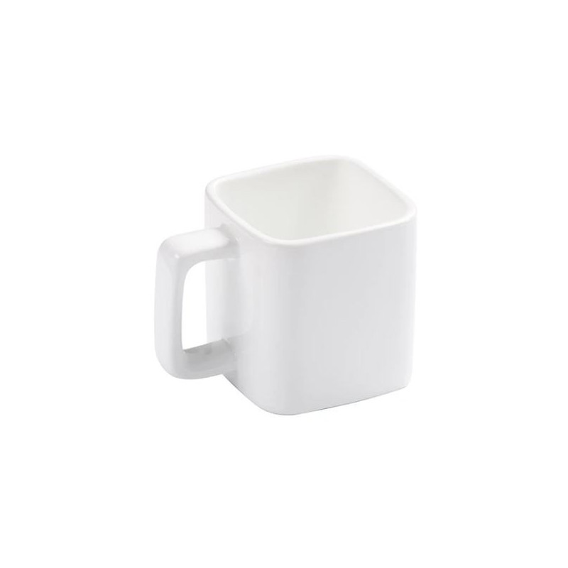 Taza cuadrada  para sublimar  325ml  mándenos su foto