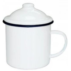 Taza pocillo de peltre  para sublimar  295ml  mándenos su foto