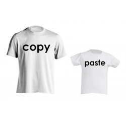 Playeras para papa e hijo o hija querida  copy paste