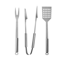 SET DE BBQ SOCCER BLANCO CON NEGRO - vista 4