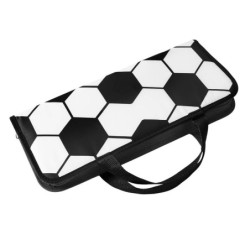 SET DE BBQ SOCCER BLANCO CON NEGRO - vista 5