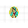 Ponchado Virgen de Guadalupe alta calidad listo para bordar en Printernet
