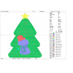 Arbol para bordado ponchado Printernet